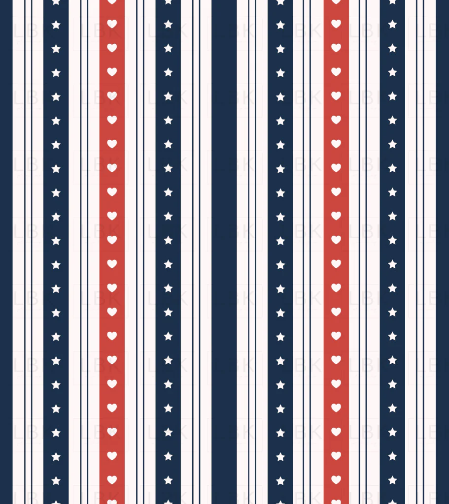4th July Pinstripes pattern
