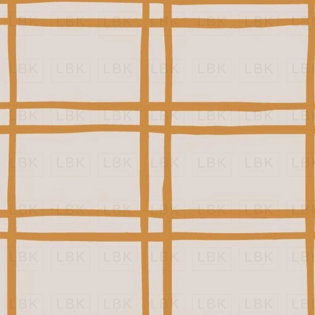 Almost Plaid in Gold stripe