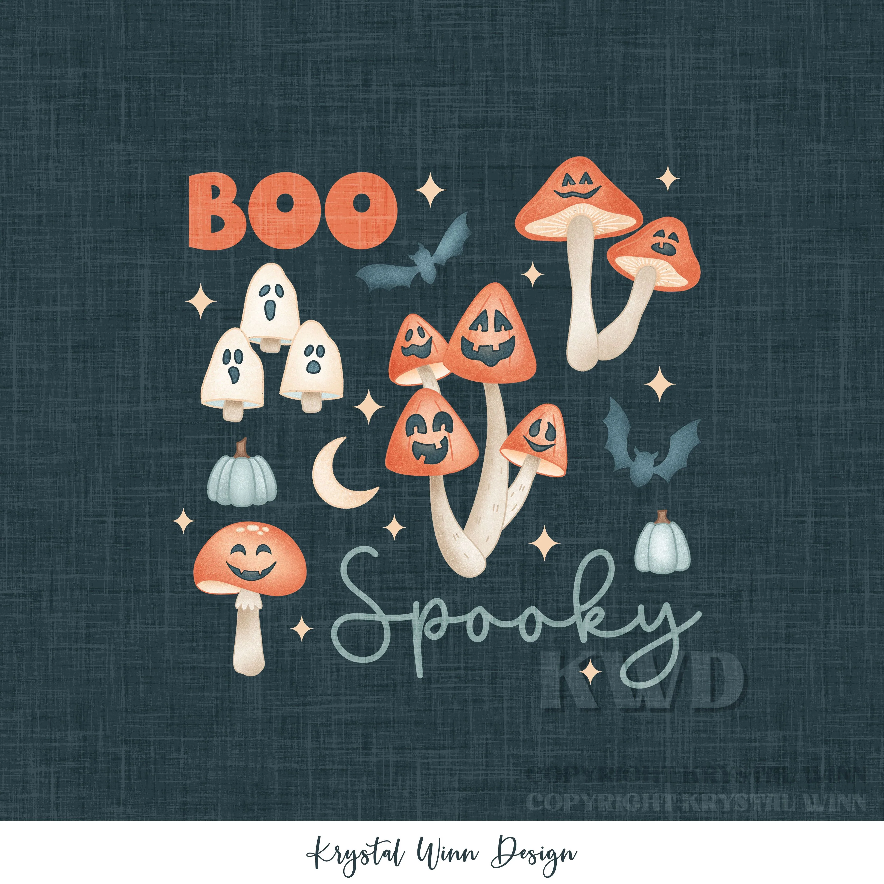 Apothecary Panel- Boo Spooky (3 panels)
