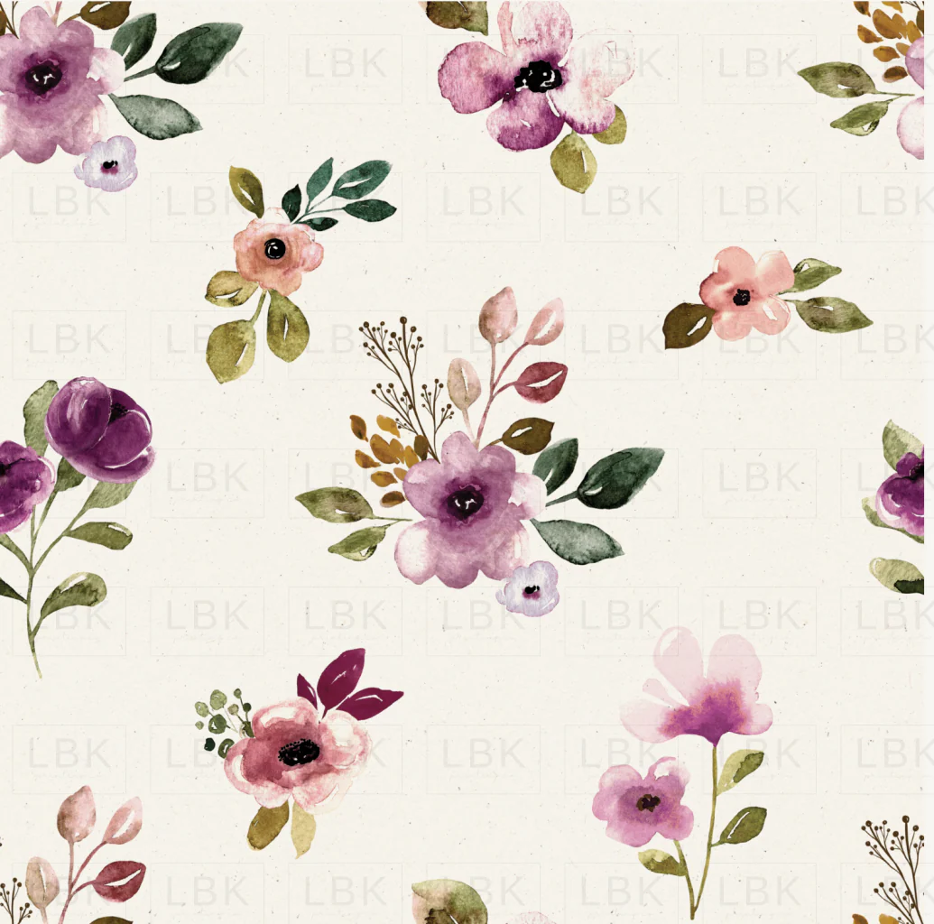 Autumn Amethyst Flowers Cream