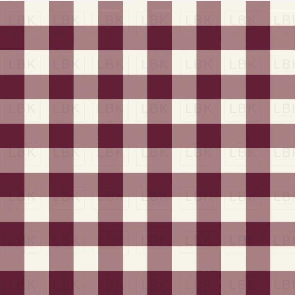 Autumn Amethyst Gingham Red