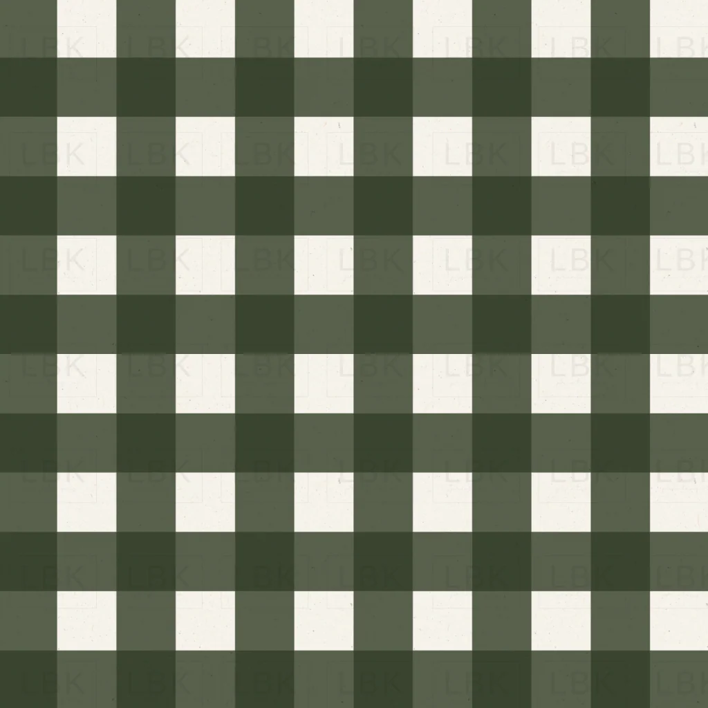 Autumn Amethyst Textured Gingham Green
