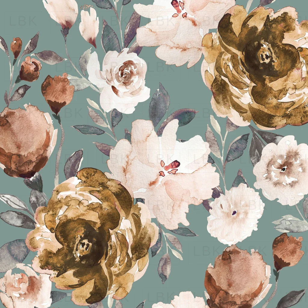 Autumns Cocoa Cream Peonies Sage