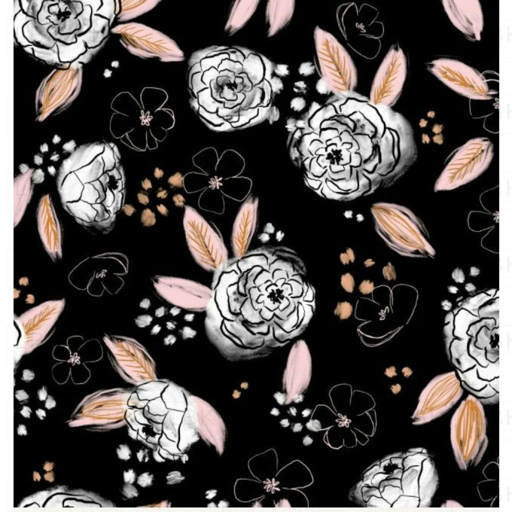 Bae Florals on Black