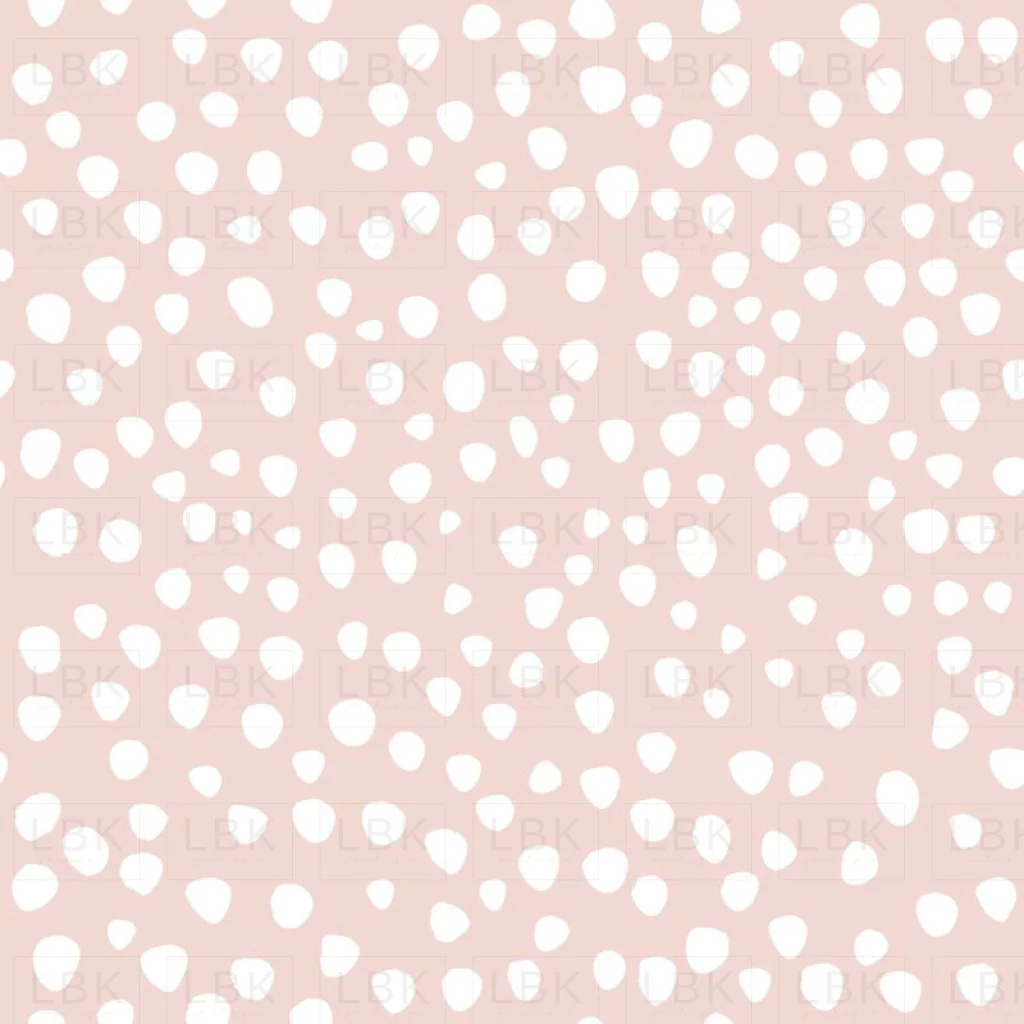 Barely Blush Speckled Dots