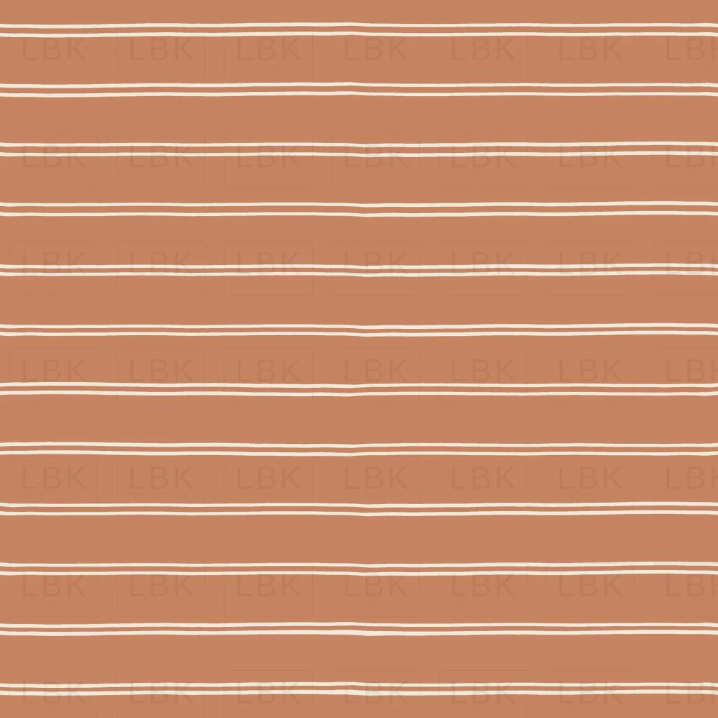 Basic Stripe in Terracotta