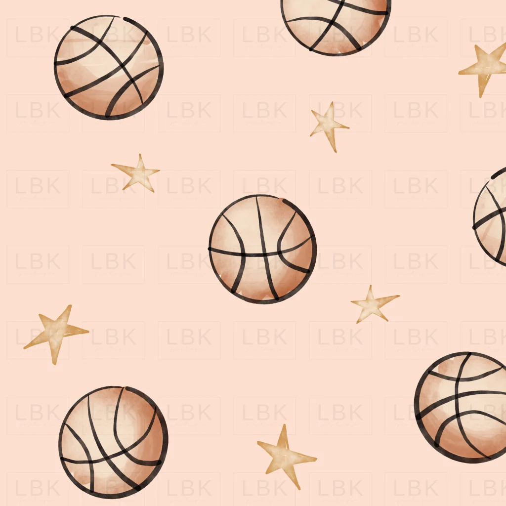 Basketball and Stars-Blush