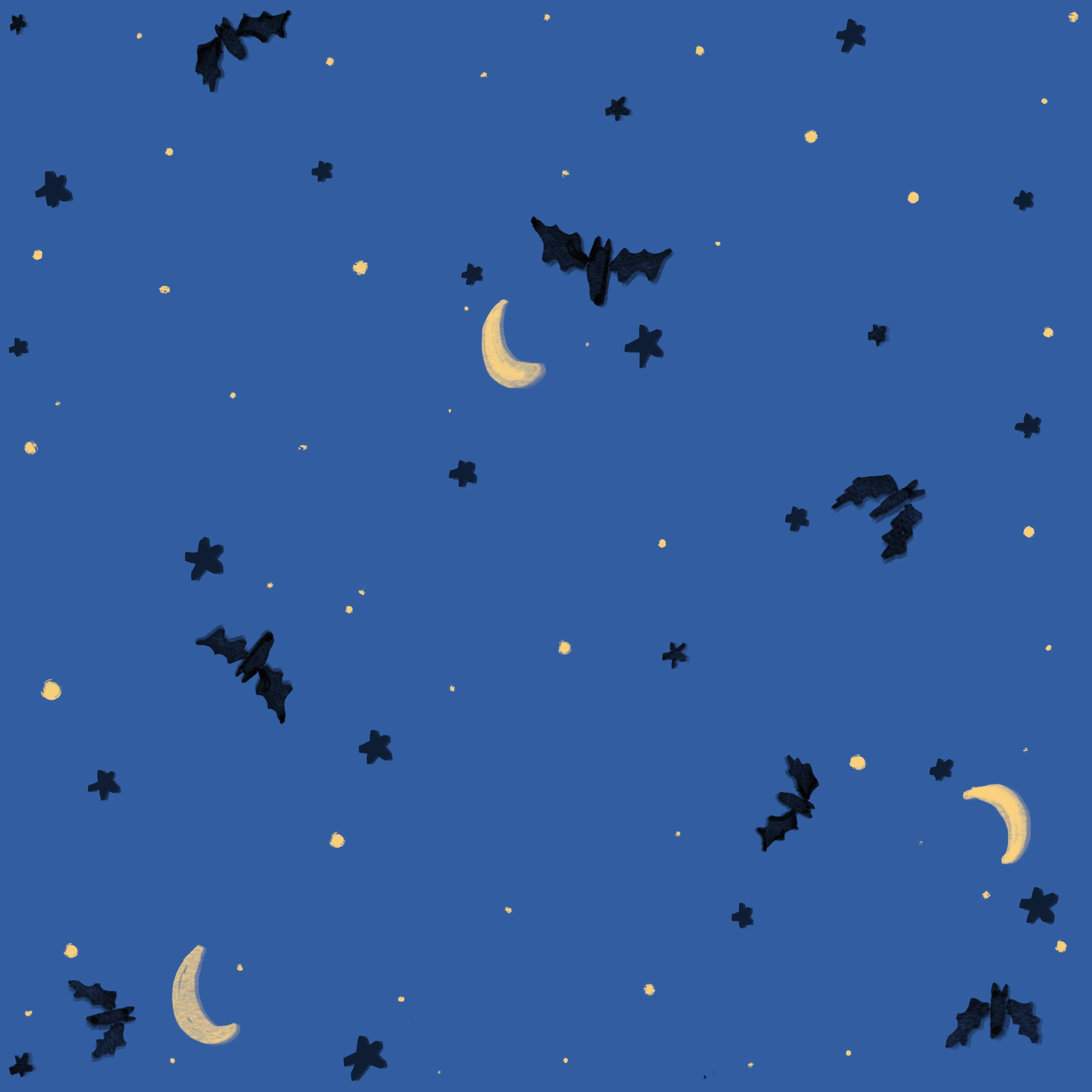 Bat filled sky - twilight sky