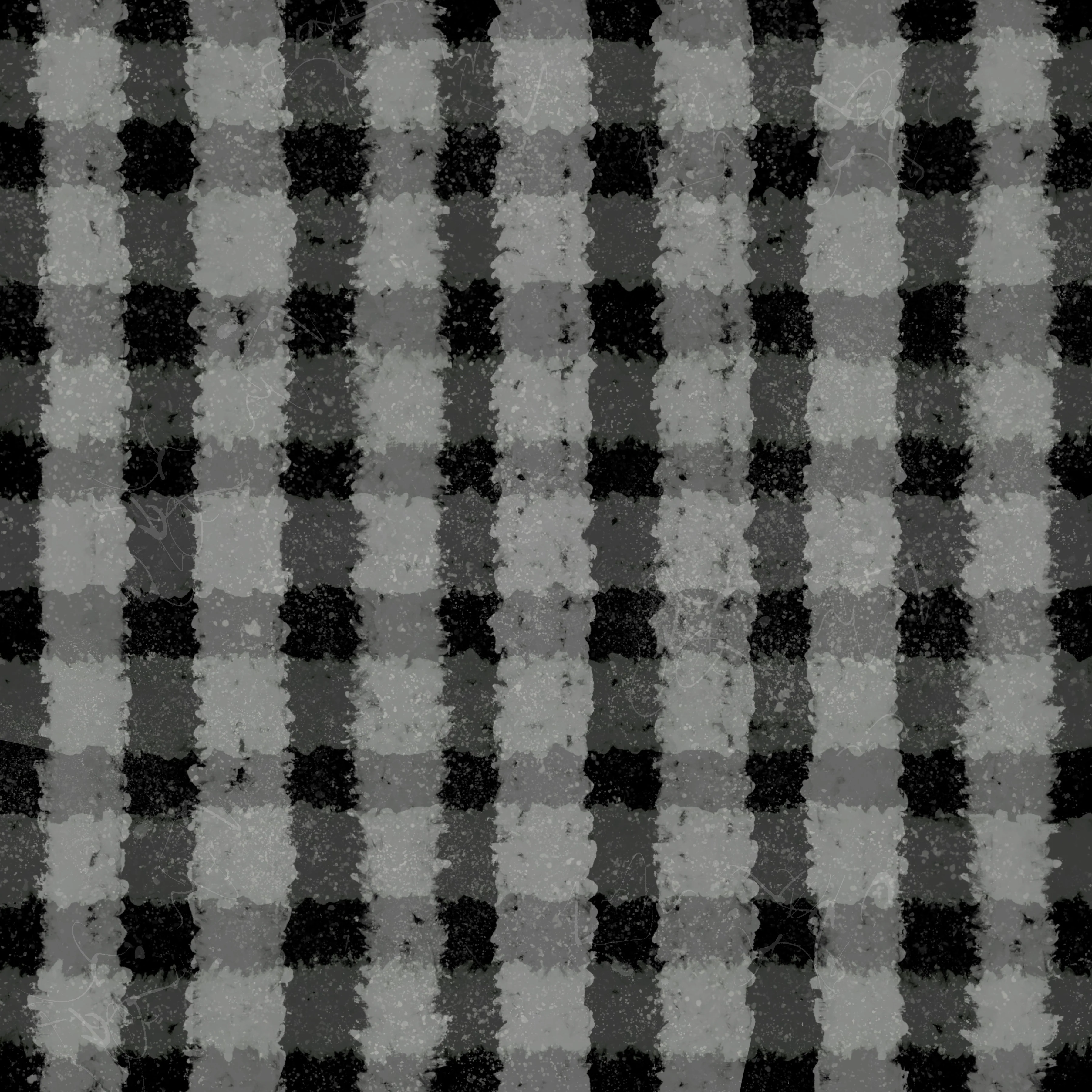 Black gray plaid