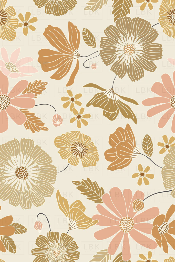 Bloom Floral in Prairie Earth Tones