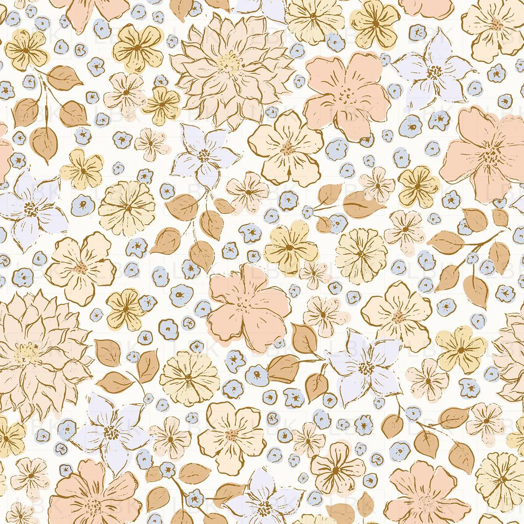 Blue sky flowerfield