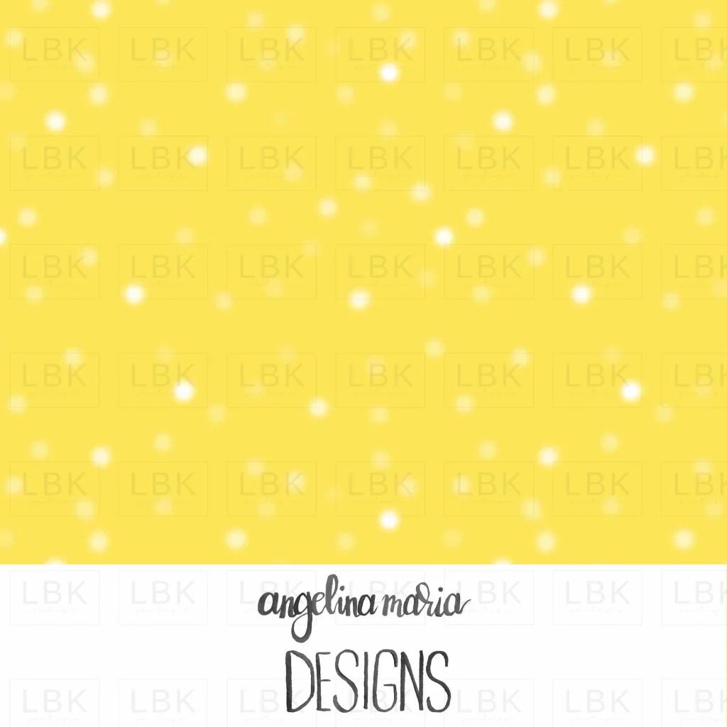 blurry polka dot on yellow