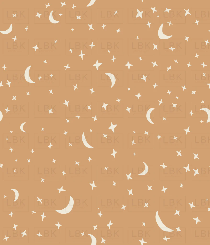 Boho Celestial Stars on light brown clay