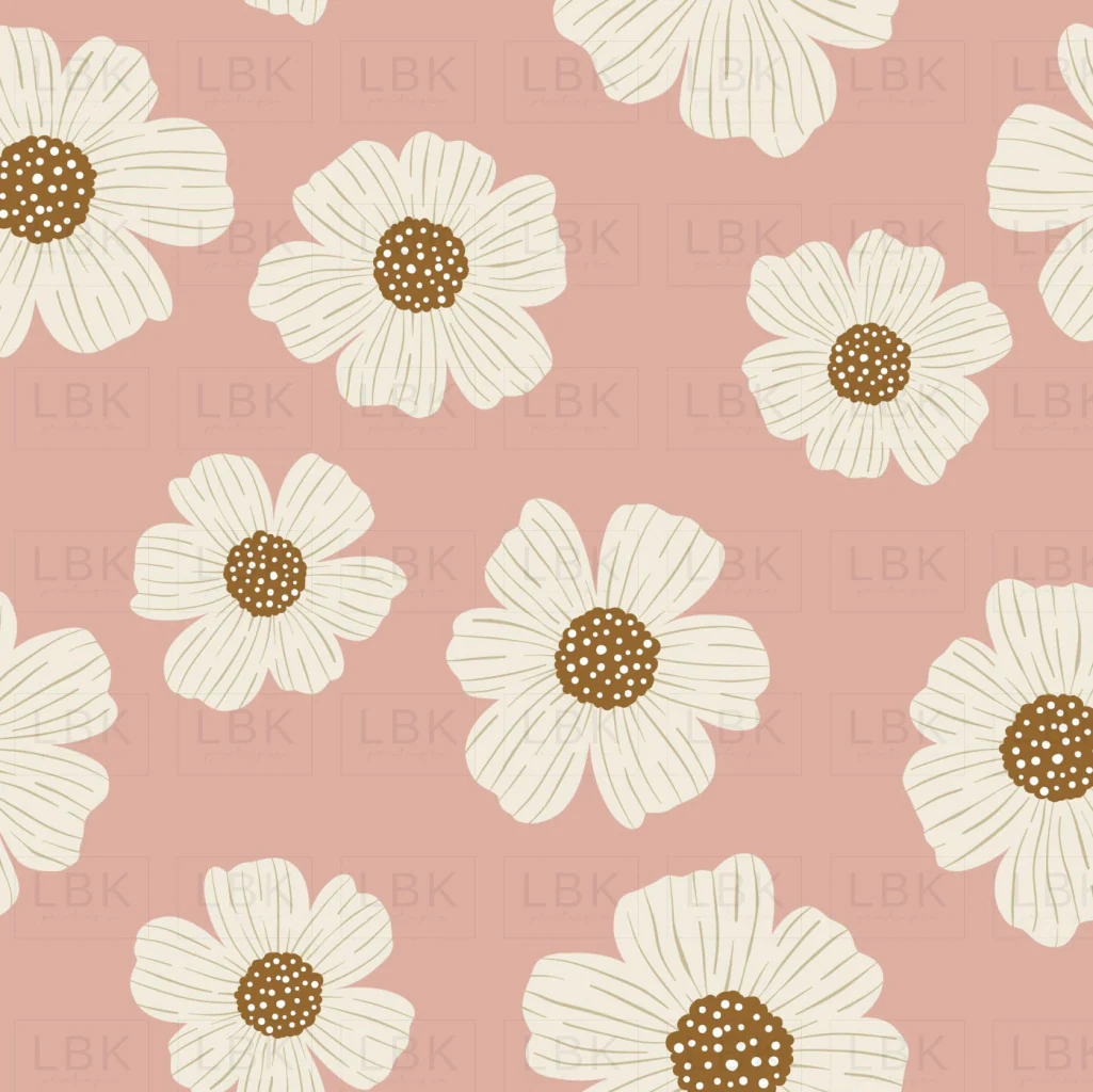 Boho Floral Dusty Rose