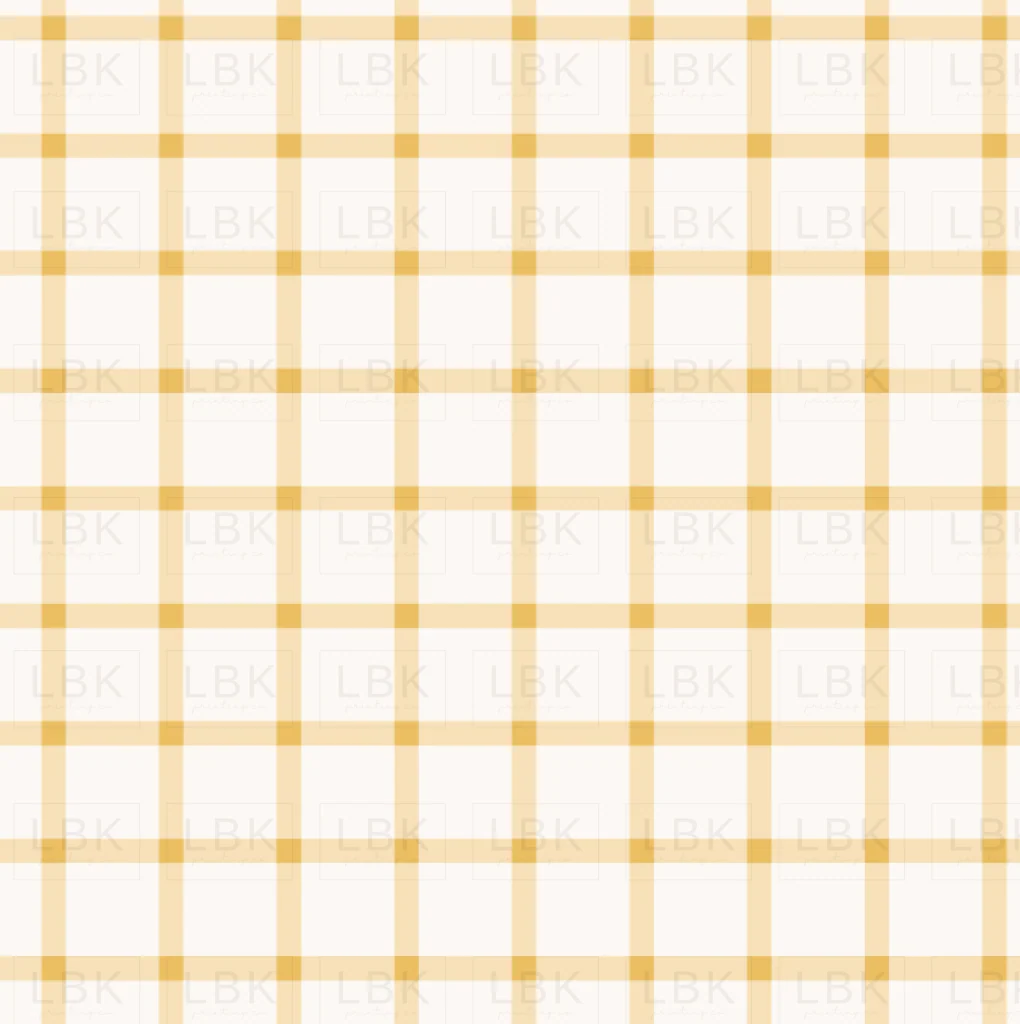 Boho Gingham in sunshine