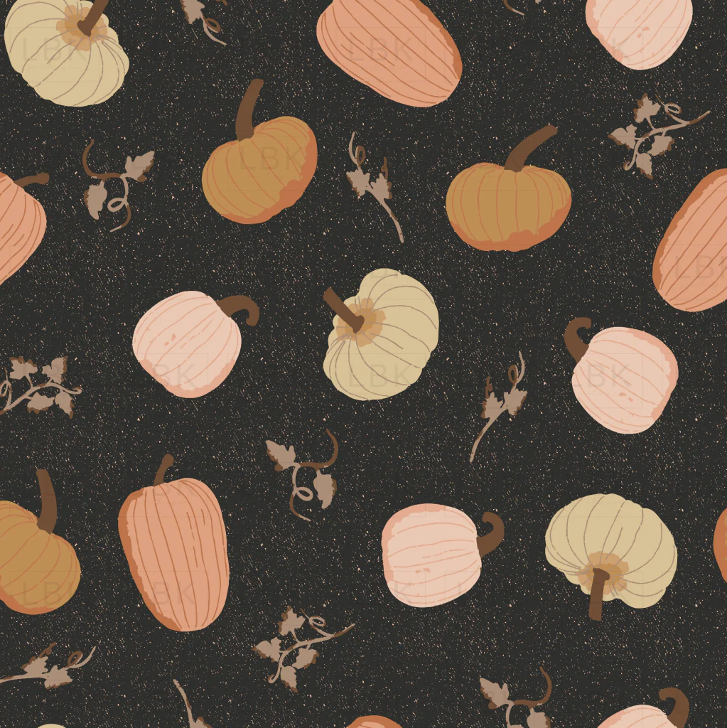BOHO PUMPKINS IN DARK