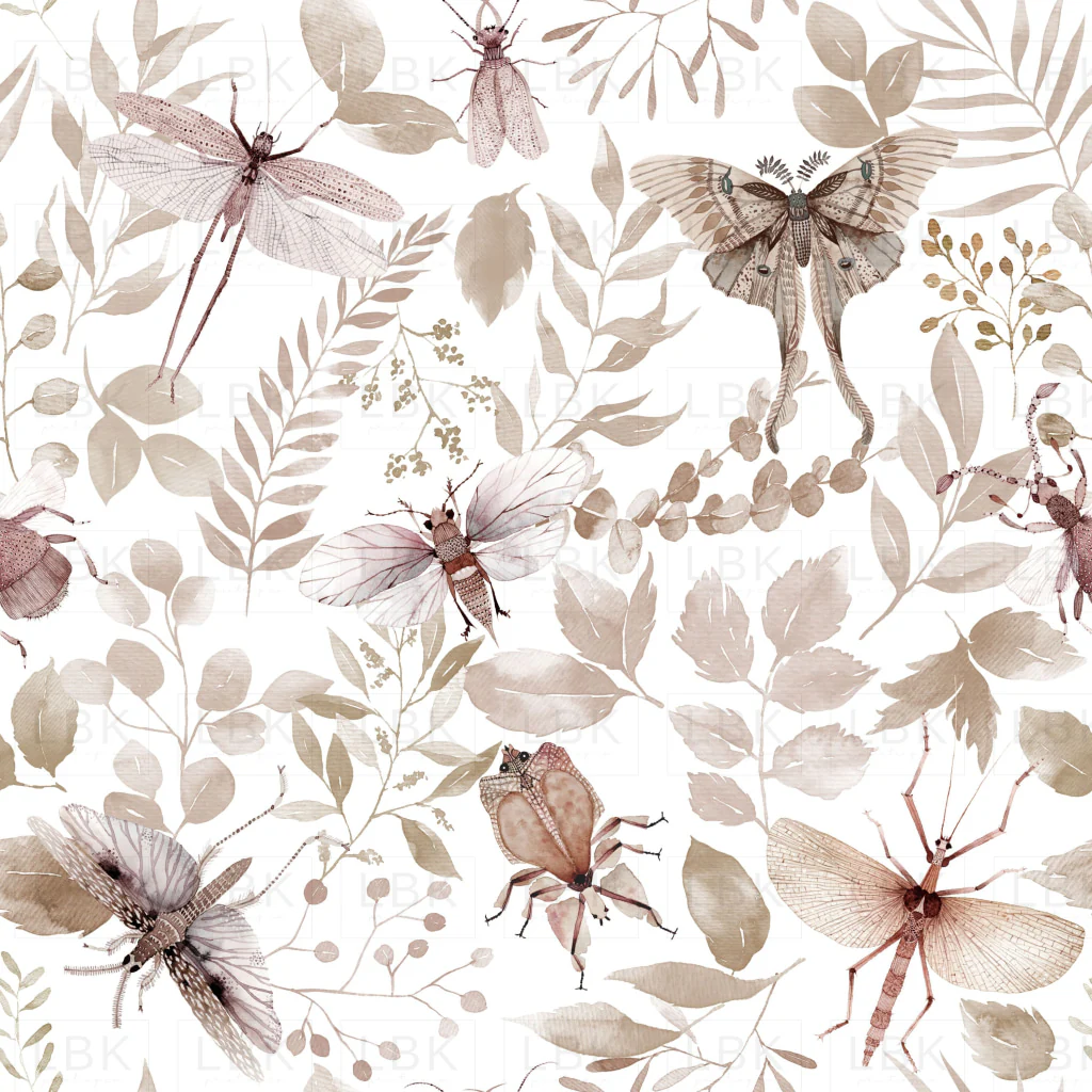 Botanical Butterflies and Insects