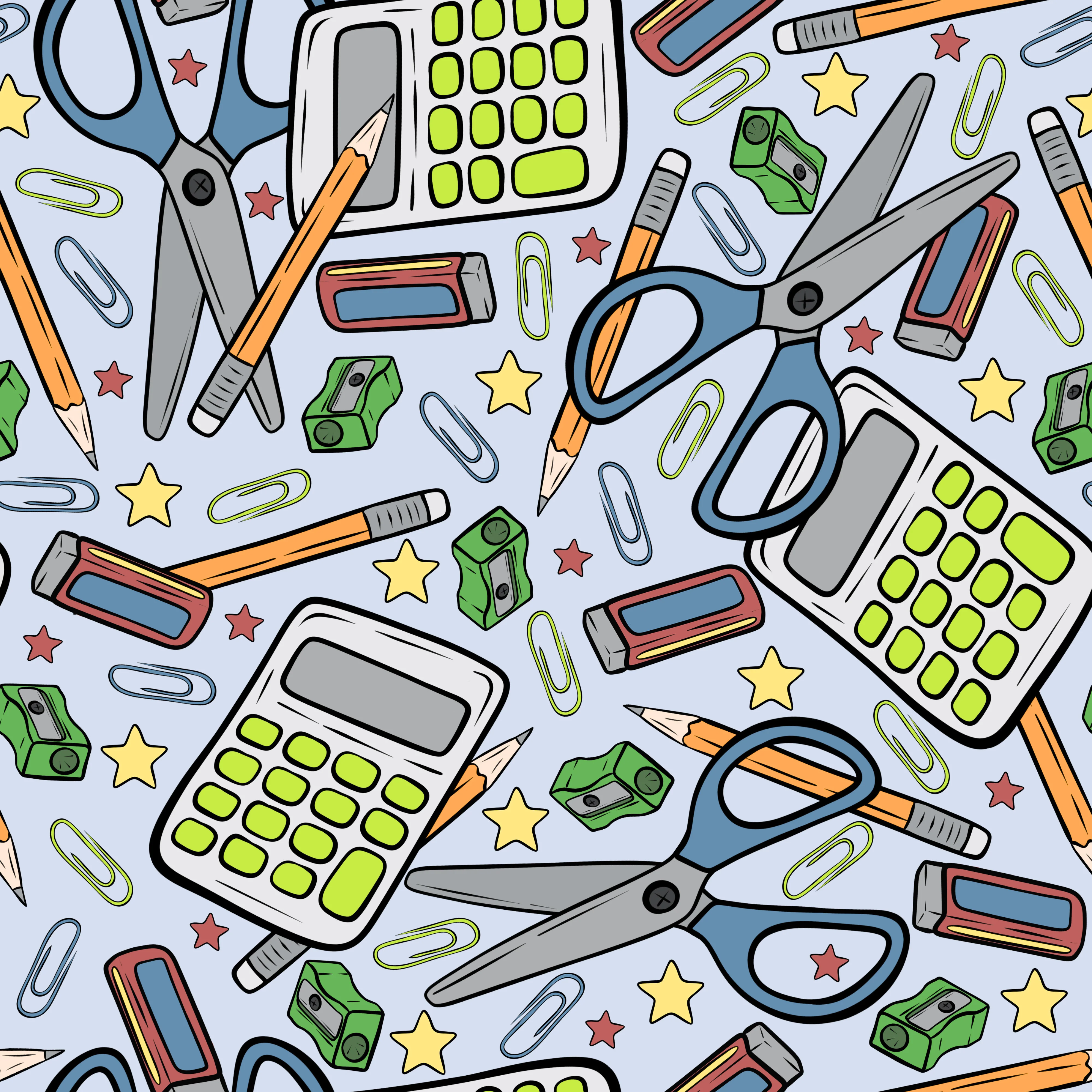 Boy Back to School Supplies