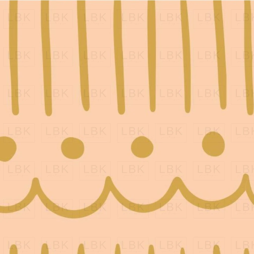 Bright lines gold on Blush