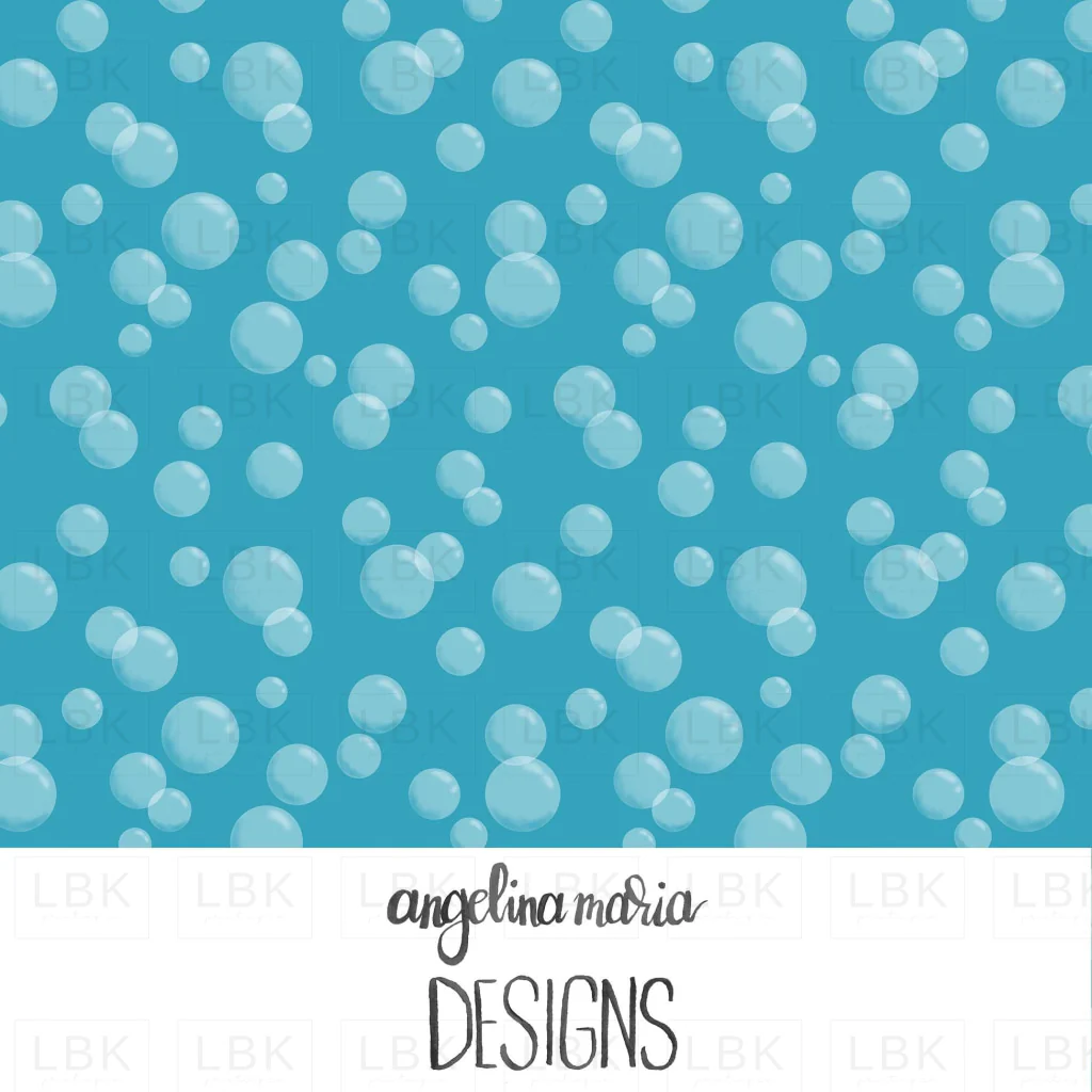 Bubble Polka Dot Teal