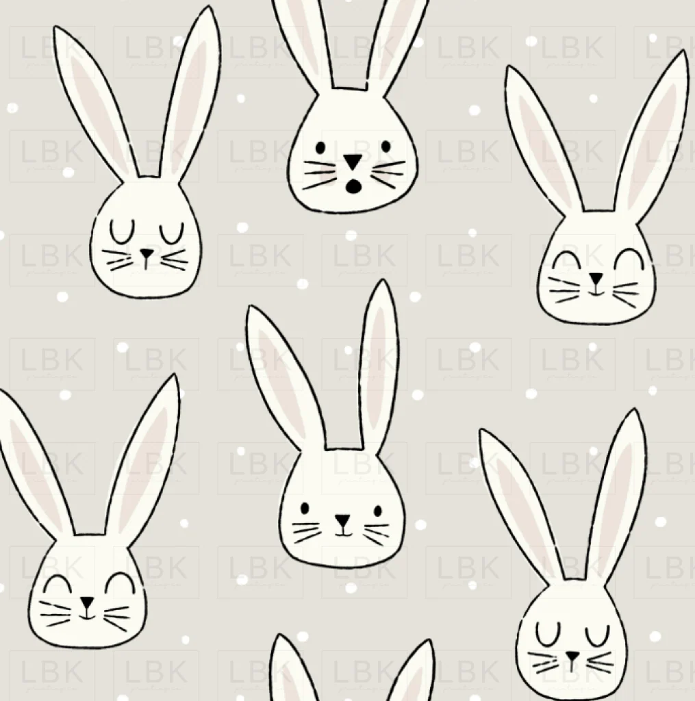 Bunny Faces Sand