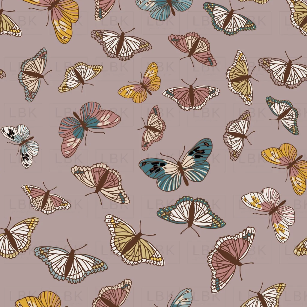 Butterfly in Dusty Purple