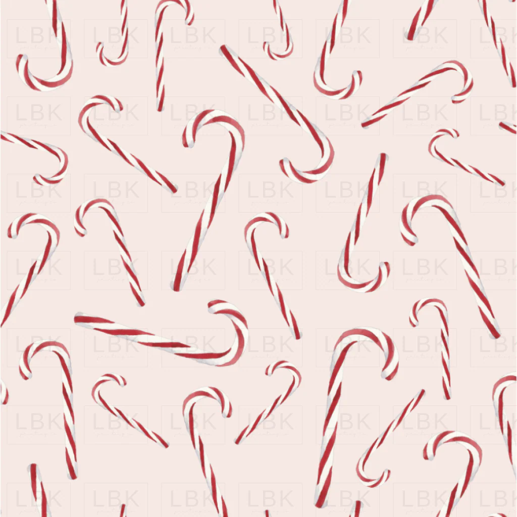 Candy Cane Lane on Blush