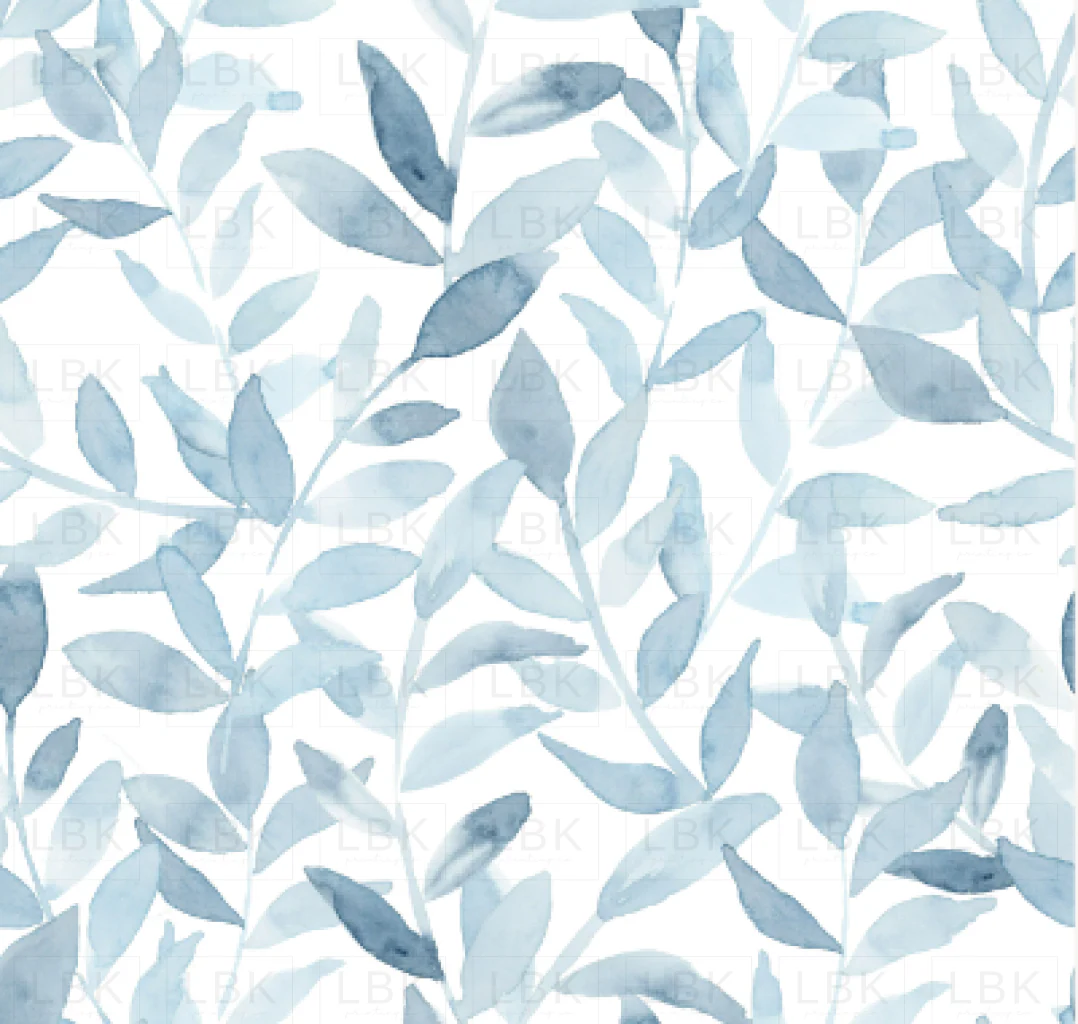 Chambray Botanical Leaves