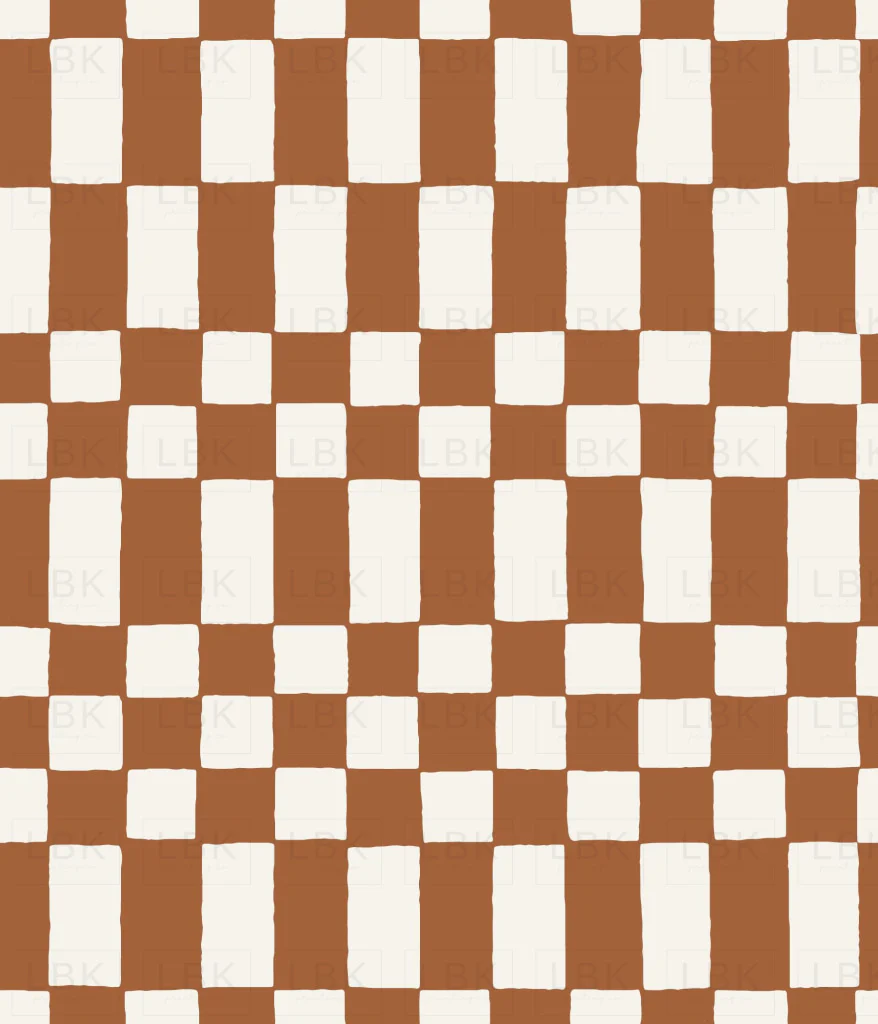 Checkerboard in Cocoa Brown