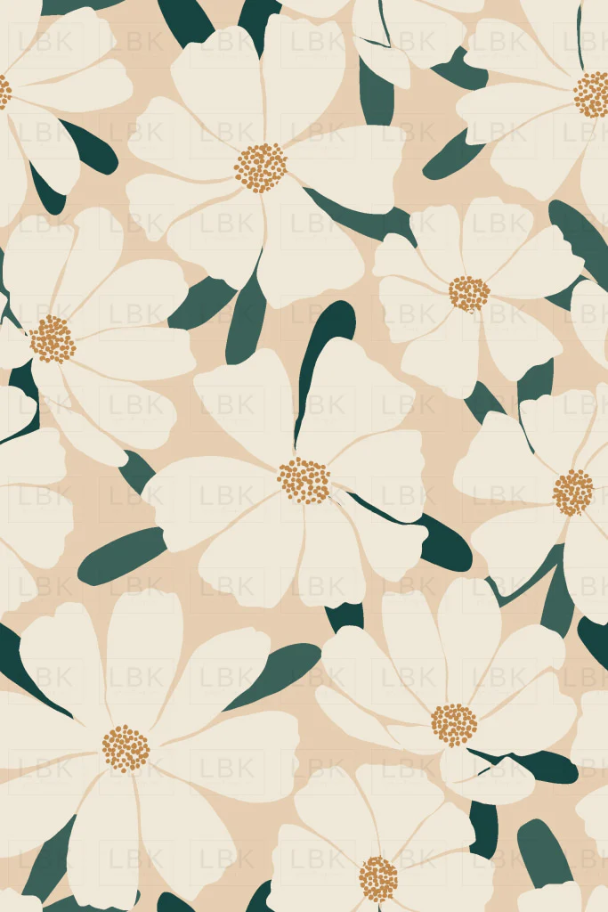 Christmas cosmos floral in cream