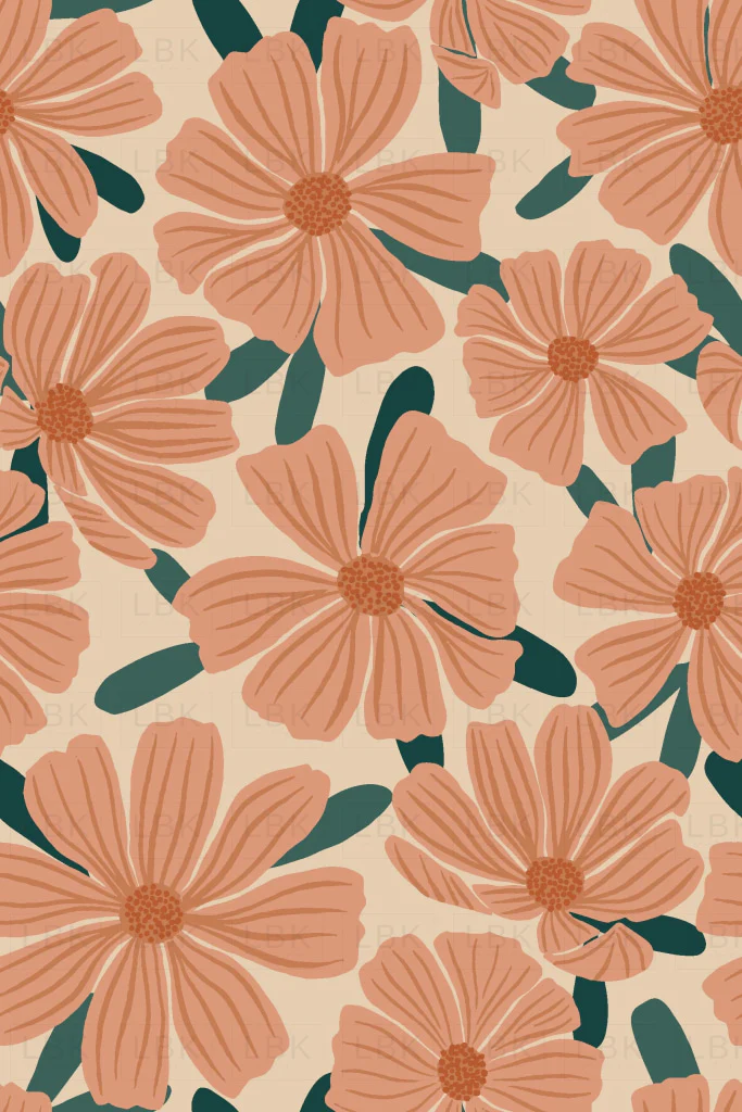 Christmas Cosmos Floral in Pink