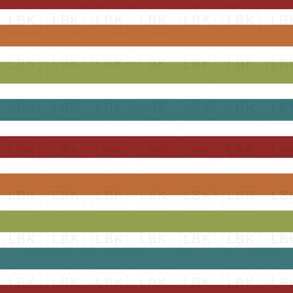 Christmas Dinos Colorful Stripe