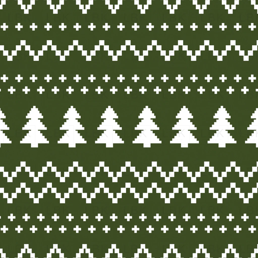 Christmas Dinos Sweater Green