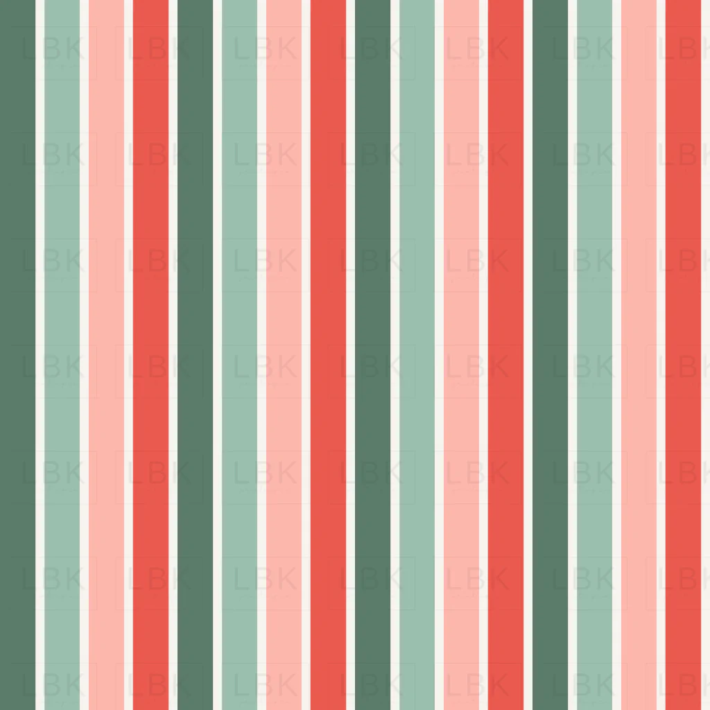 Christmas green stripes