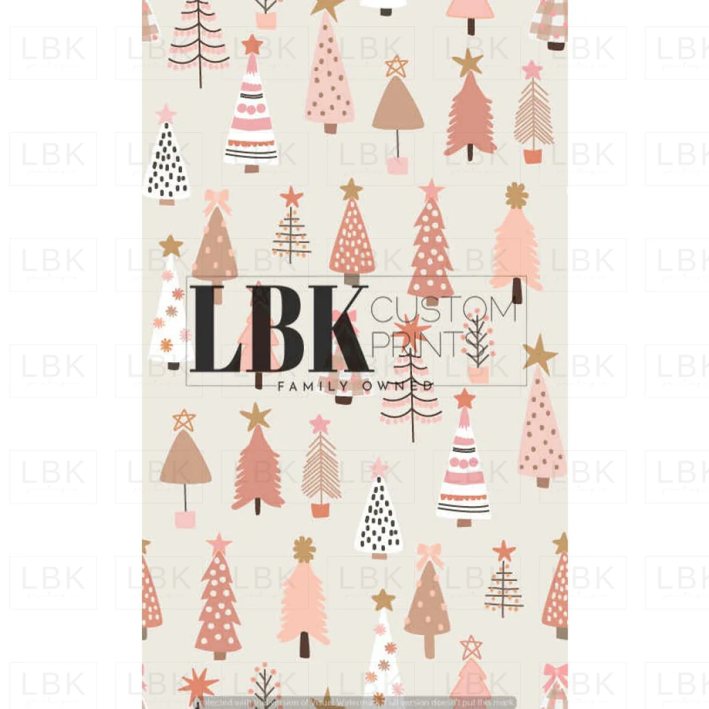 Christmas tree pink