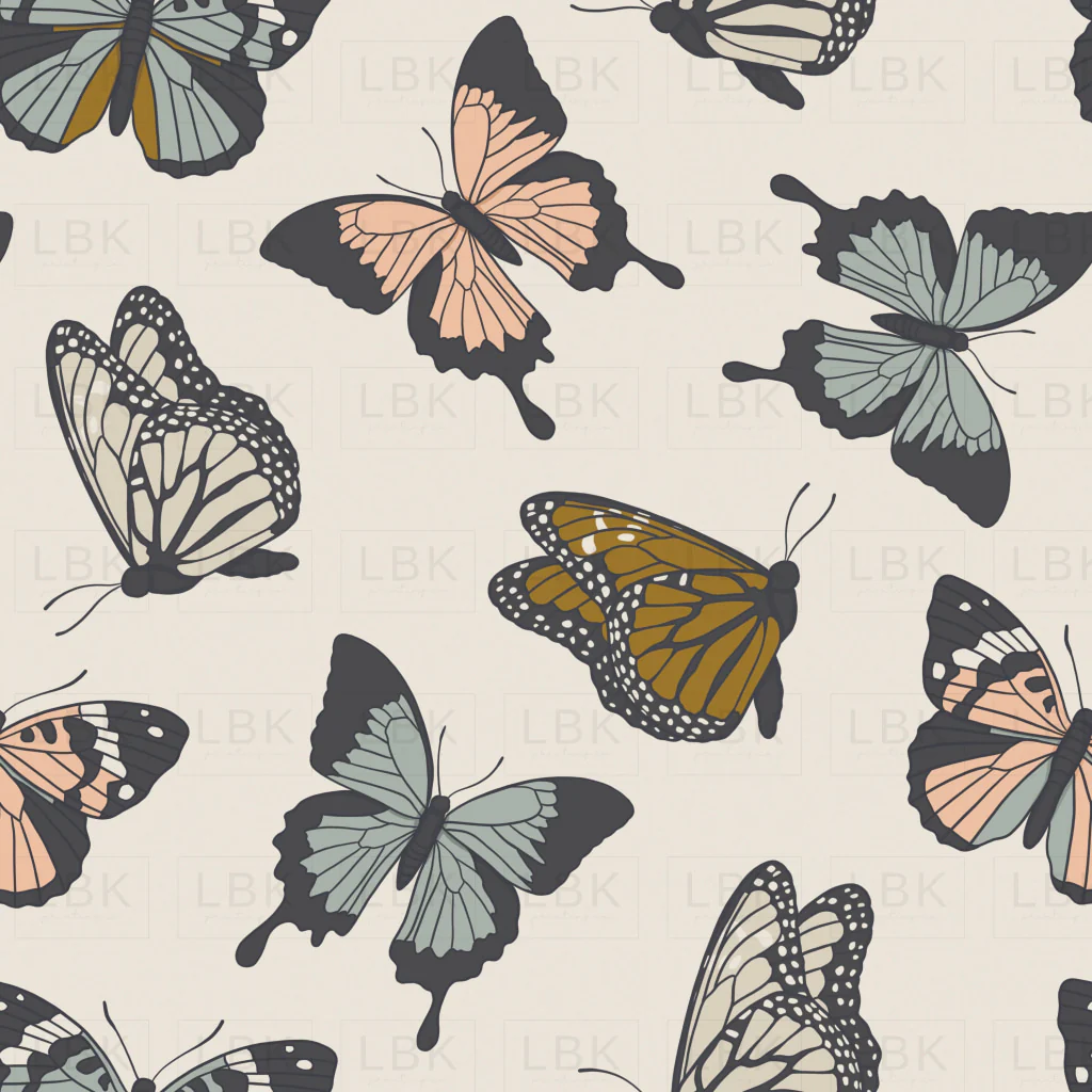 Claire Multi-Colored Butterfly