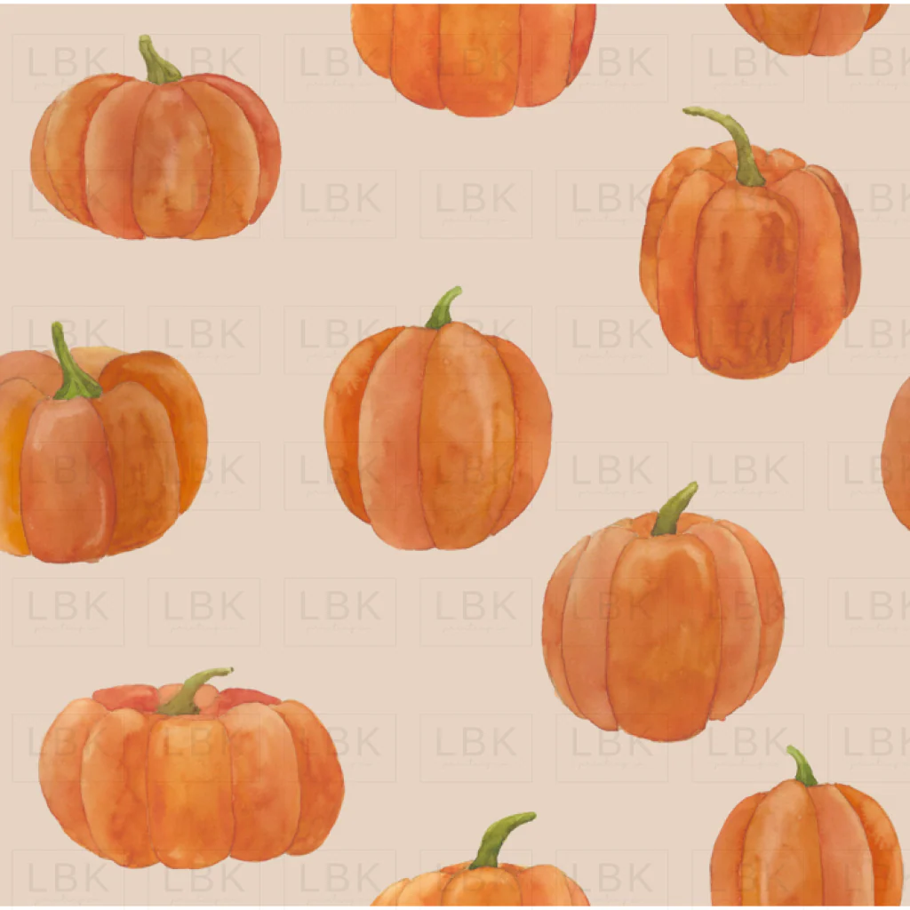 Classic Pumpkins on Cream