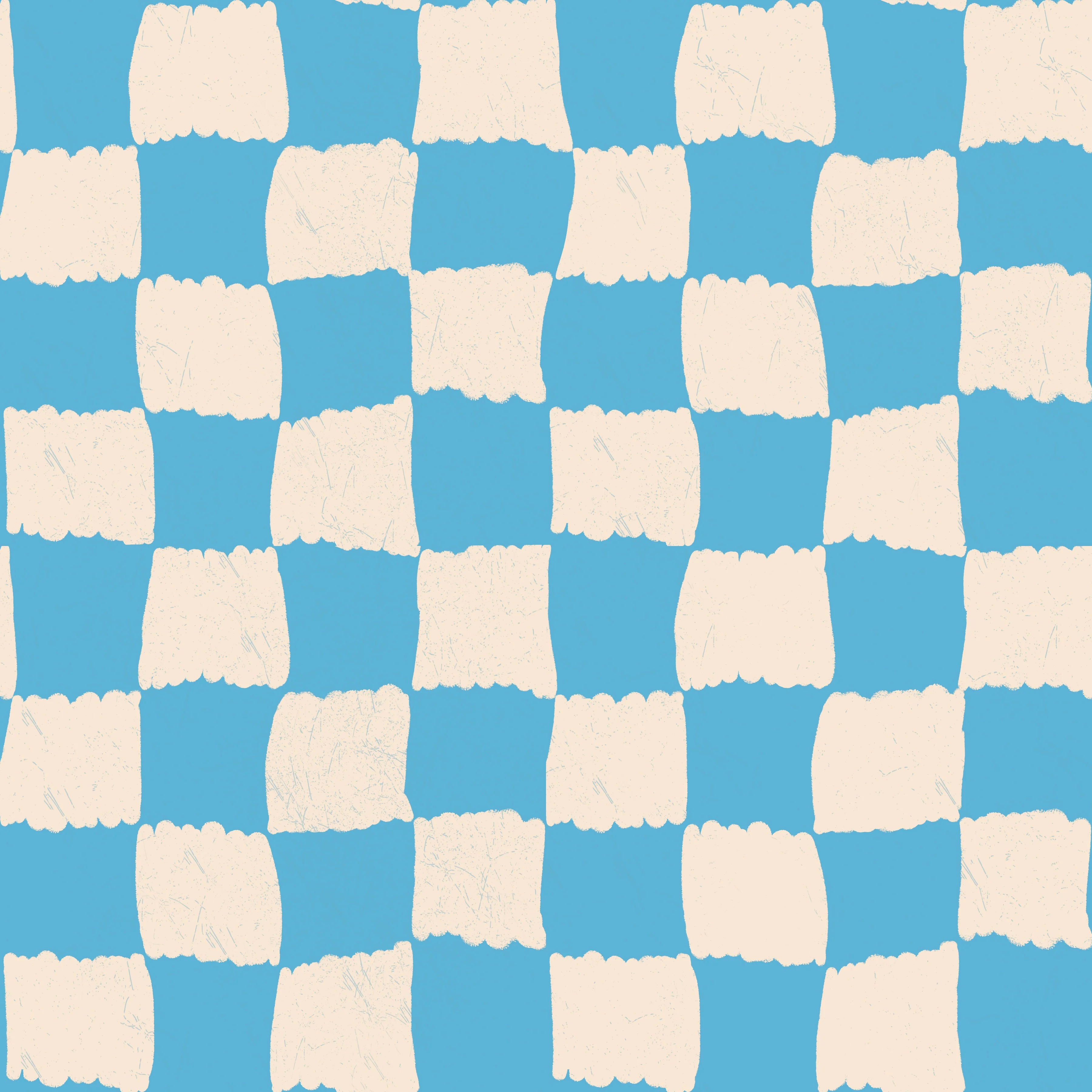 Coastal clubhouse check blue sand