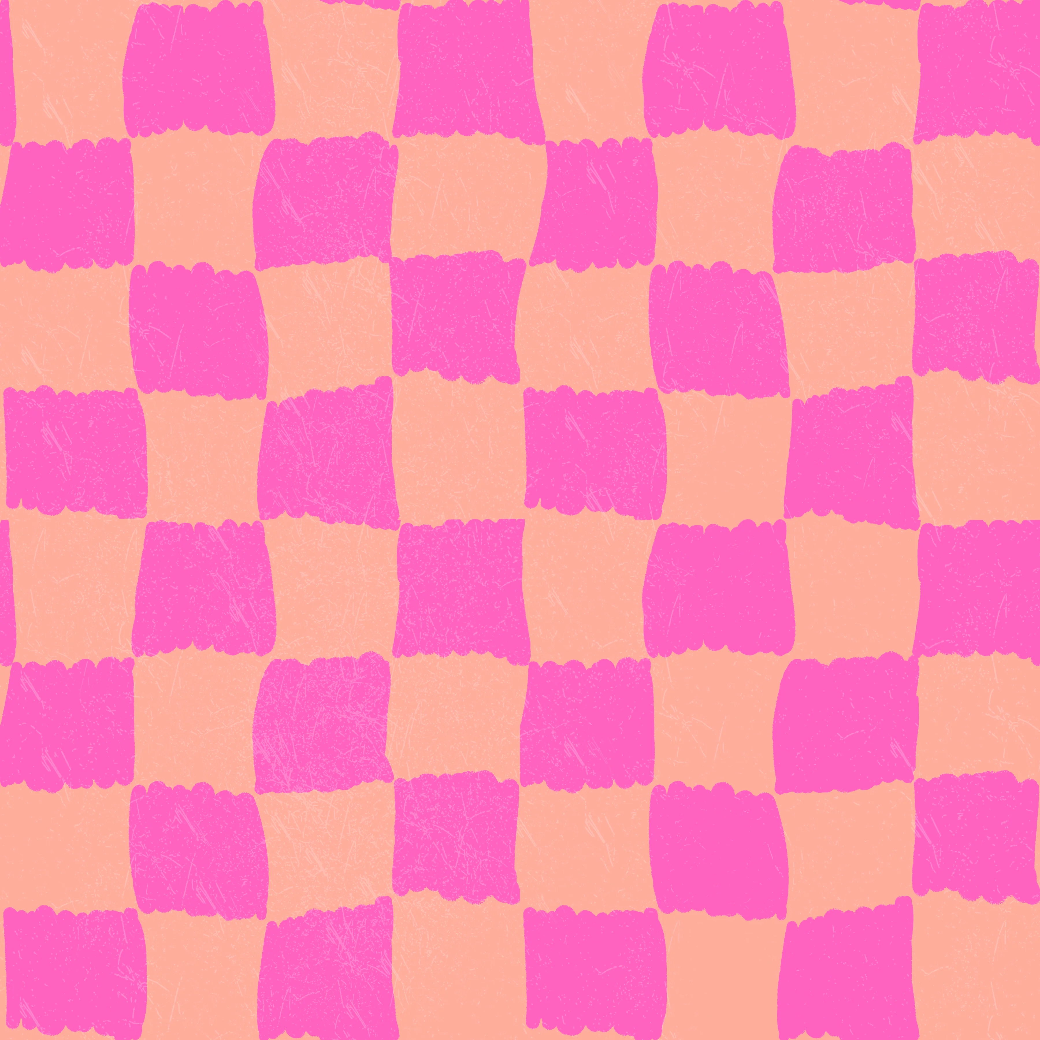 Coastal clubhouse check coral pink