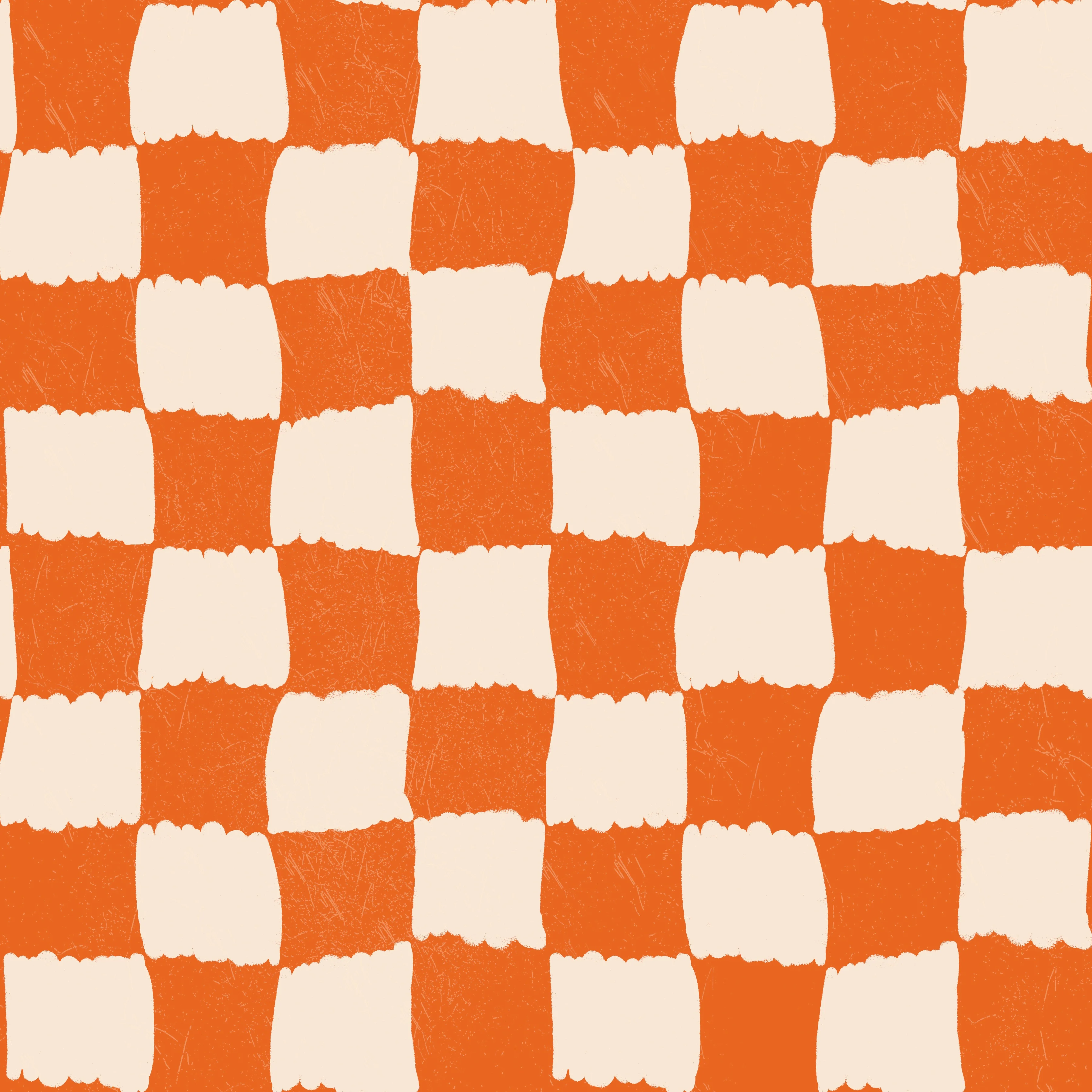 Coastal clubhouse check orange sand