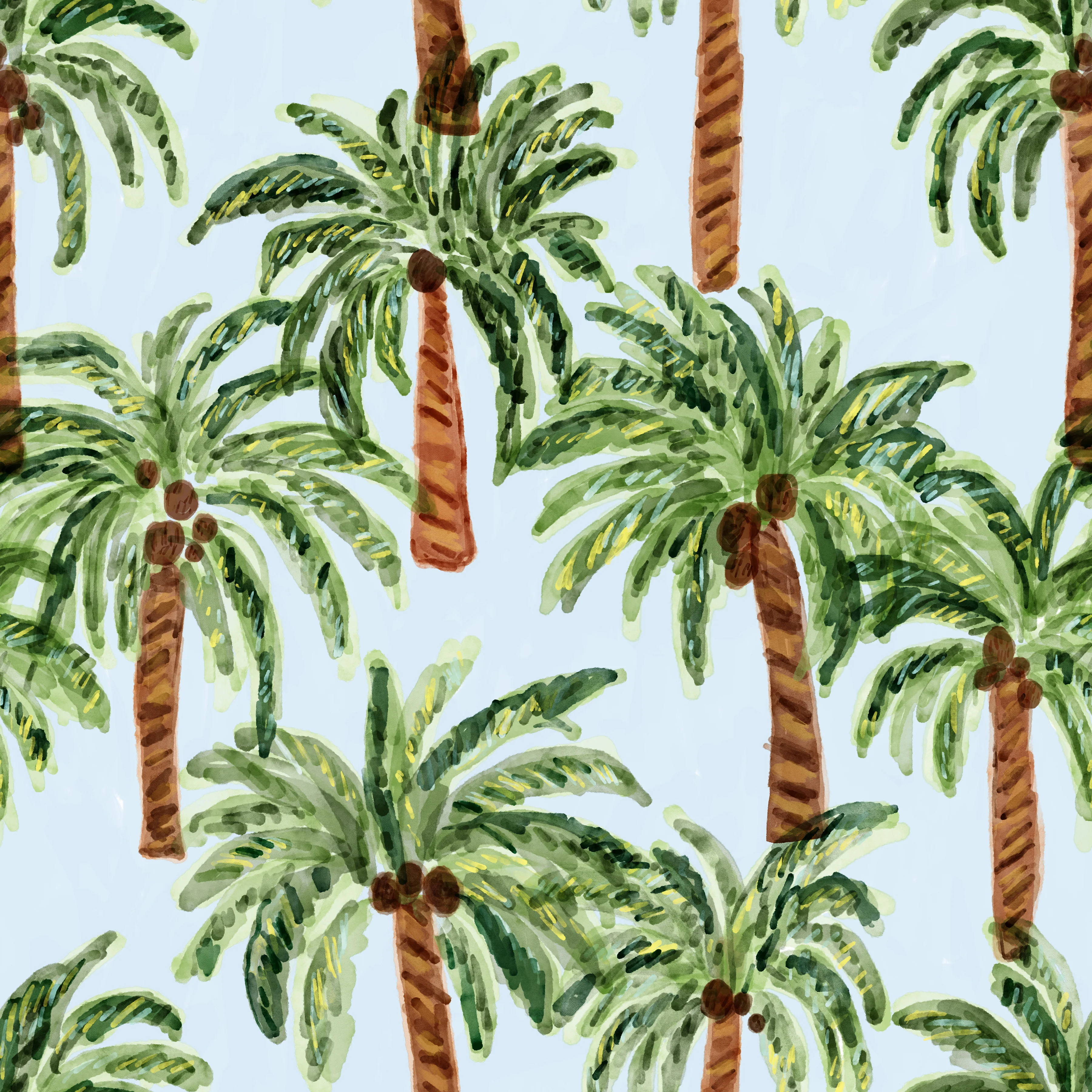 Coconut Tree-Sea