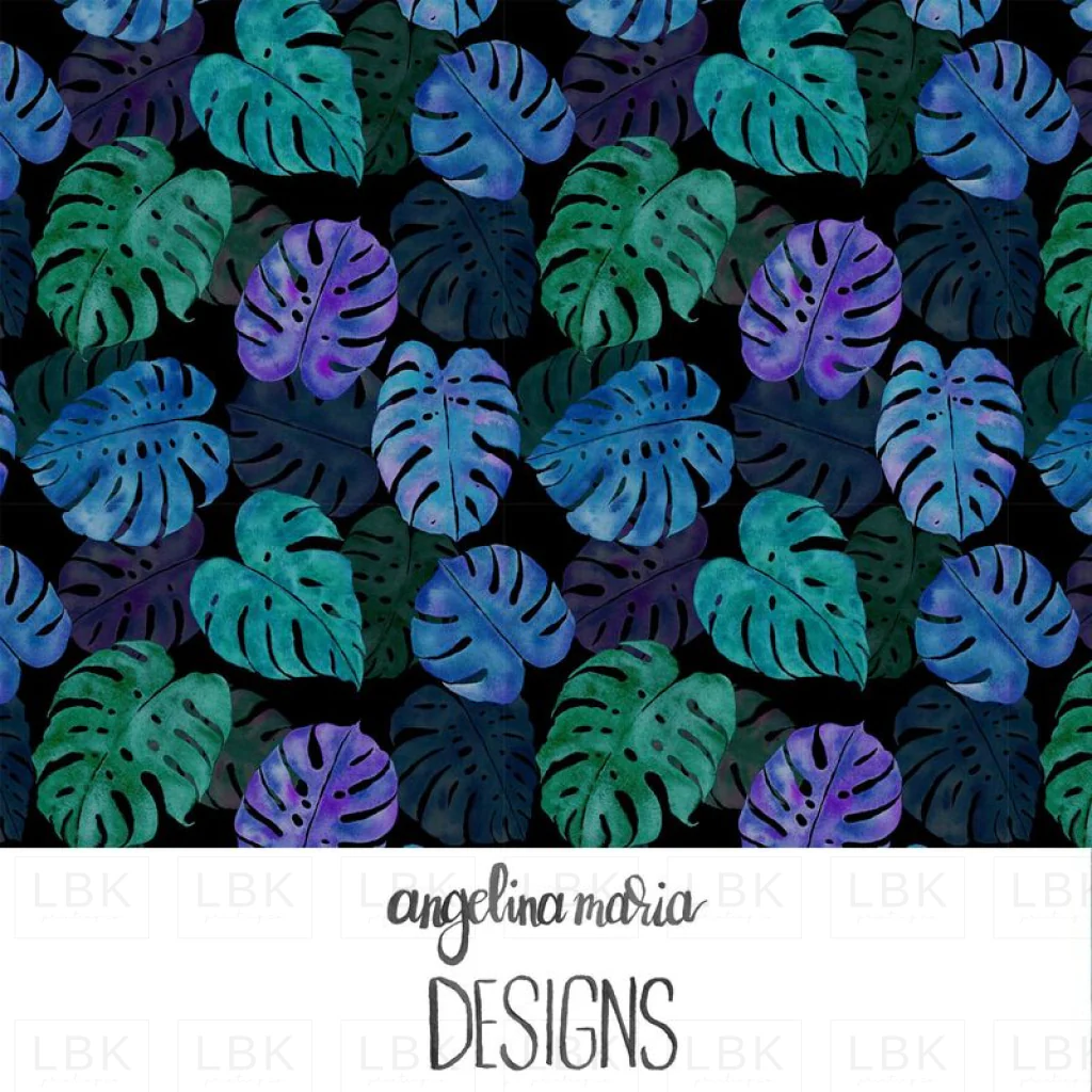 Cool Monstera Madness Black