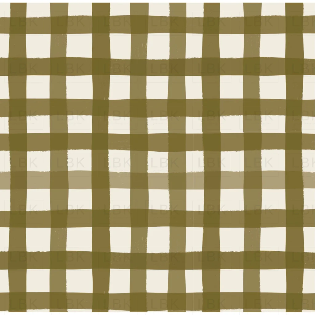 Gingham Olive