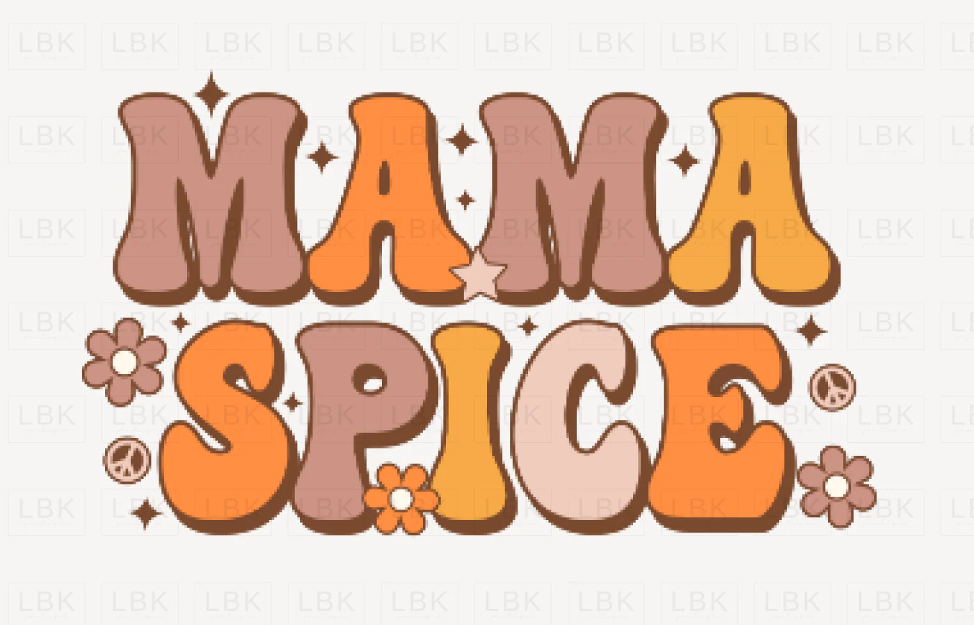 Mama Spice - Groovy- DTF