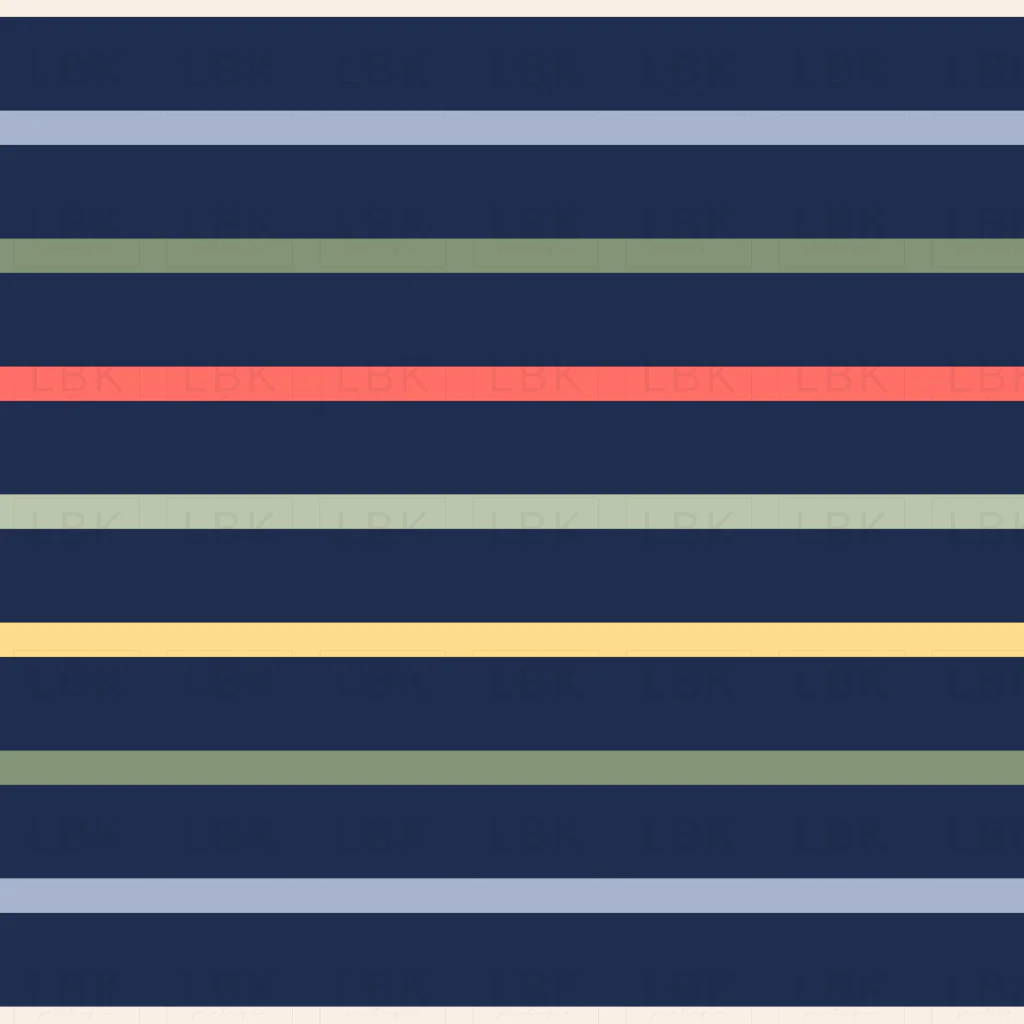 Retro Rainbow Boys stripes pattern navy