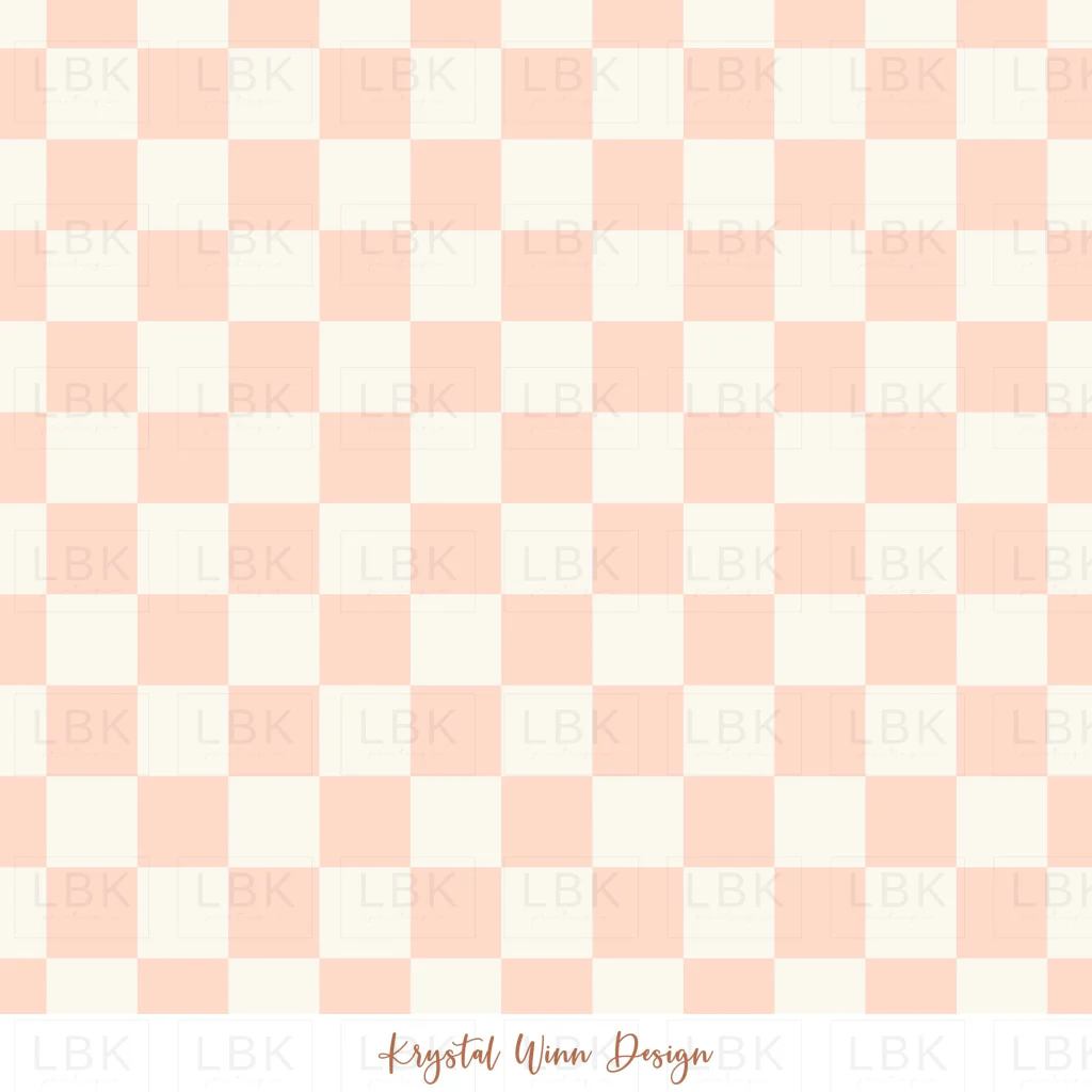 Cottontail Check Pink