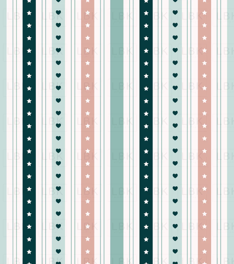 cowboy cupid pinstripes green pattern