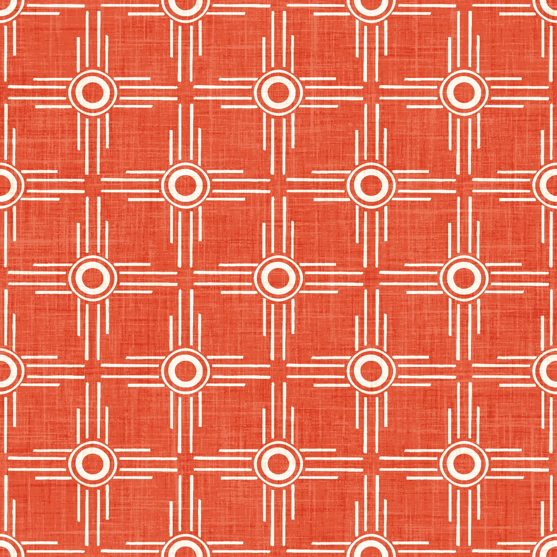 Cowboy Valentine Geo Sun Bright Red