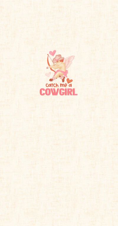 Cowboy Valentine Panel- Catch Me a Cowgirl