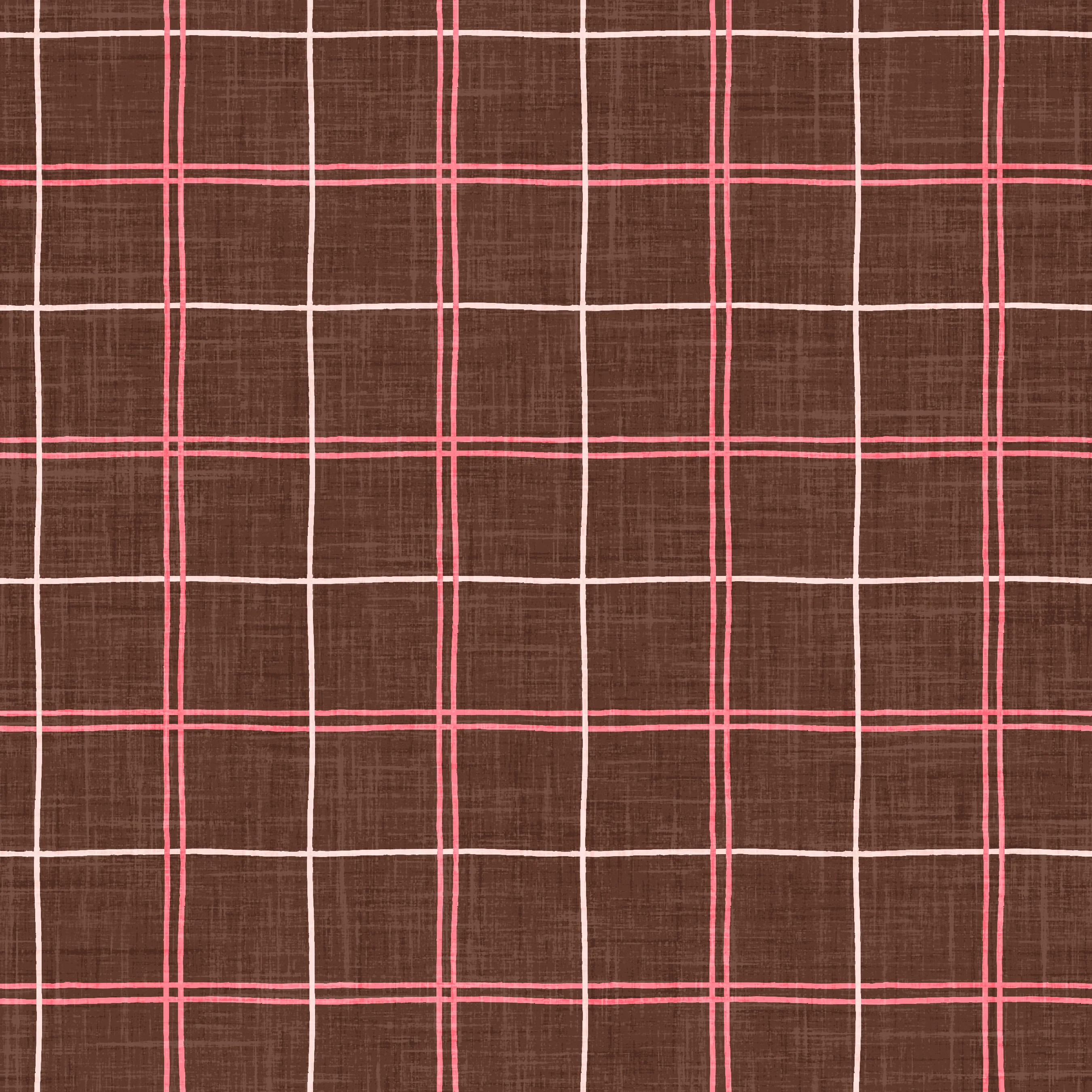 Cowboy Valentine Plaid Brown